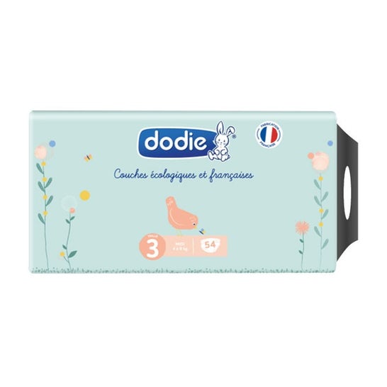 Dodie Couche Eco Taille 3 4-9kg 54uts
