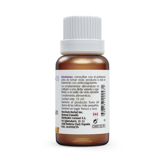 Sura Vitasan Vitamine K2 + D3 Liquide 15 ml