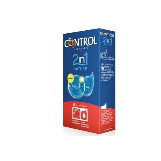 Control Kit 2 In 1 Nature + Lube Nature 3uts