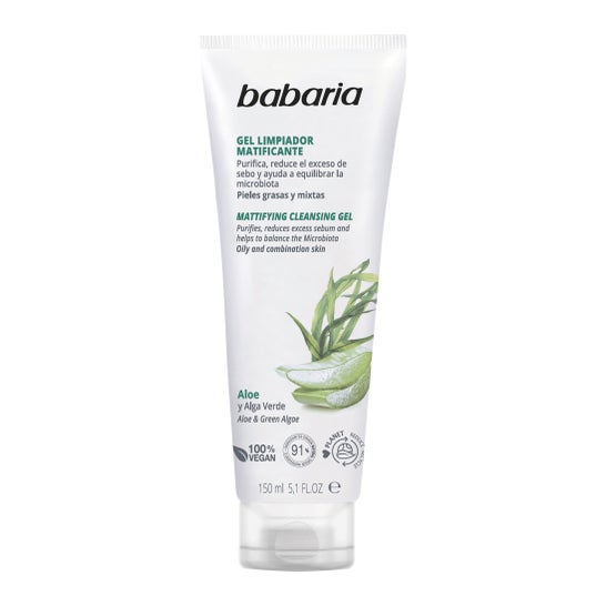 Babaria Gel Limpiador Aloe Vera Piel Grasa Mixta 150ml