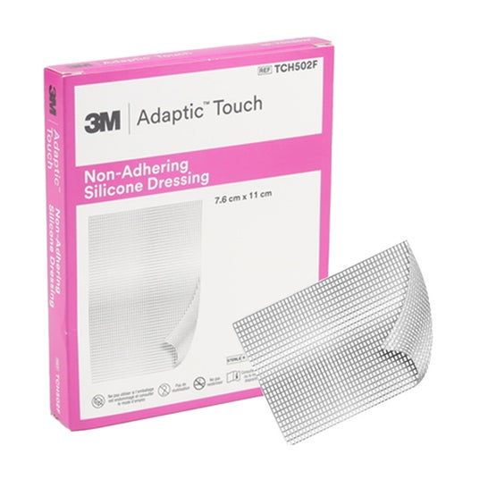 Pansement silicone non-adhérent Adaptic Touch 7,6x11cm 10uds