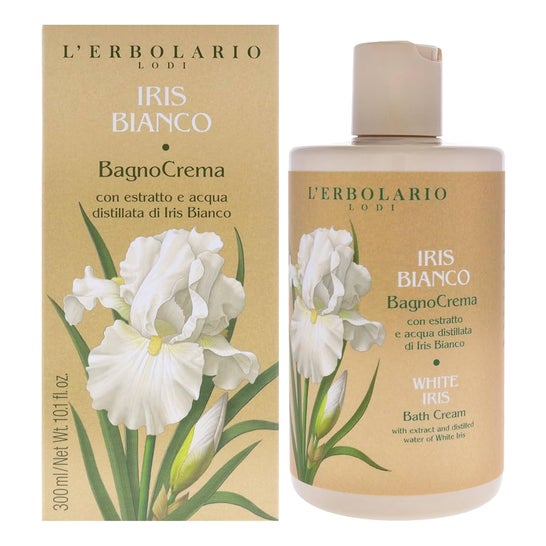 L'Erbolario Iris Bianco Crème de bain 300 ml