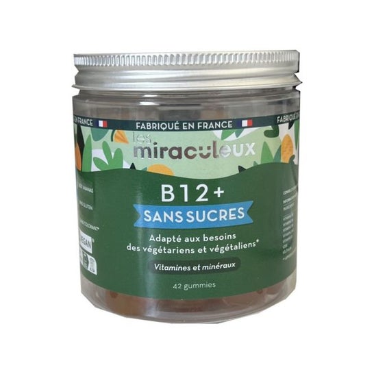 Les Miraculeux Vitamine B12+ Gummies Sans Sucres 42uts