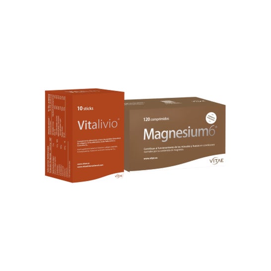 Vitae Magnesium6 120 comp + Vitalivio 10 sticks