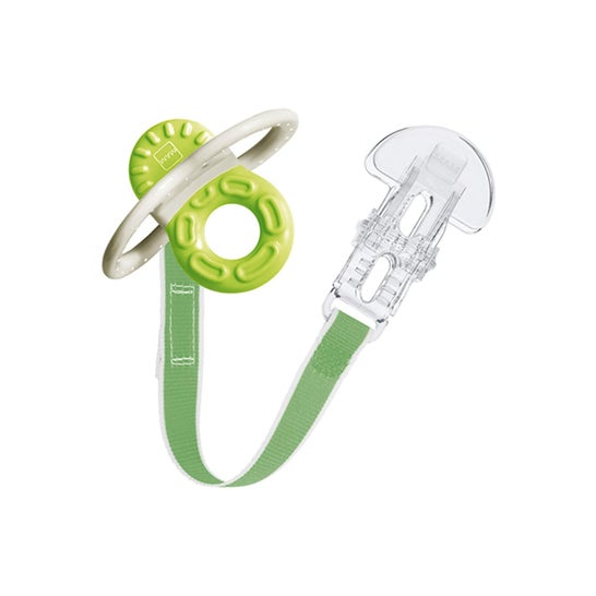 Mam Mordedor Bite & Relax Phase 1 con Broche Verde 2+M 1ud