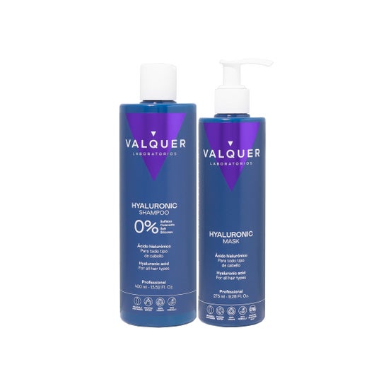 Valquer Pack Ácido Hialurónico Champú 400ml + Mascarilla 275ml