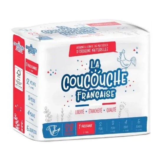 La Coucouche Française Pañales Talla 1 28 uds