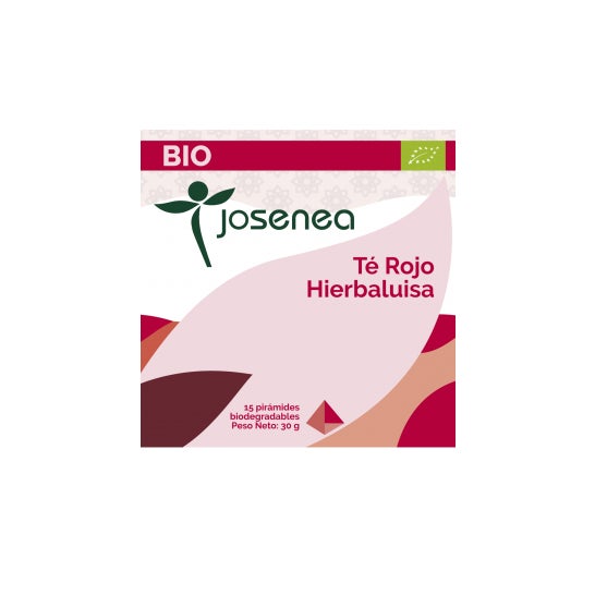 Josenea thé rouge avec boîte d'herboristerie biologique 15 pyramides