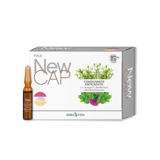 Erba Vita New Cap Prévention Anti-Chute de Cheveux 12 Ampoules