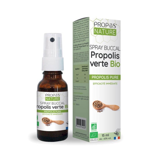 Propos'Nature Spray Buccal de Propolis Verte Bio 15 ml