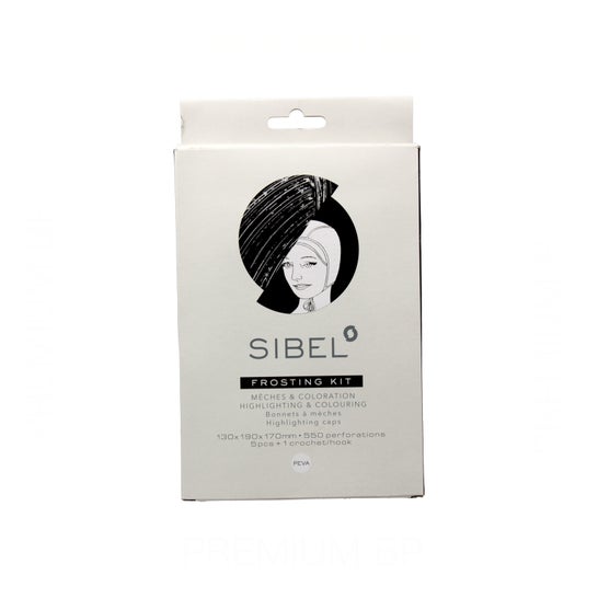 Sinelco Sibel Frosting Kit Chapeau Mèches avec Crochet 5uts