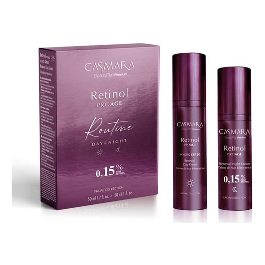 Casmara Pack Retinol ProAge Routine Jour & Nuit 0,15% 50ml + 30ml