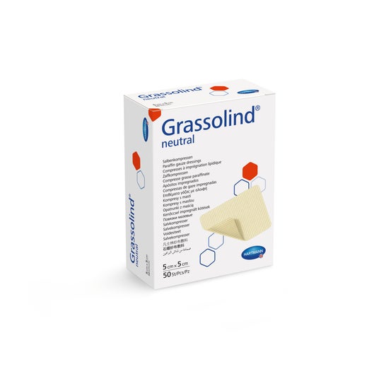Hartmann Grassolind Neutral 5x5cm 10 Compresses