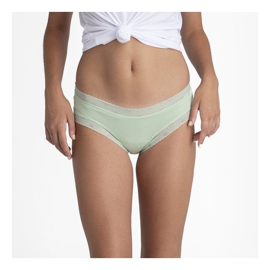 Platanomelon Kiwitas Culotte menstruelle Double Blonda M Vert