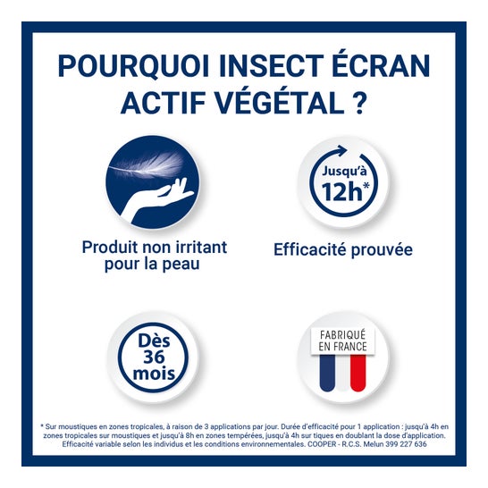 Insect Écran Actif Végétale Spray 100ml