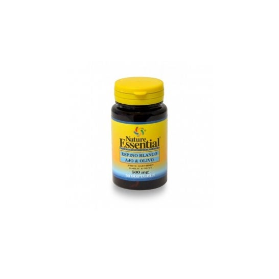 Nature Essential White Hawthorn + ail + ail + olives 500mg 50 perles