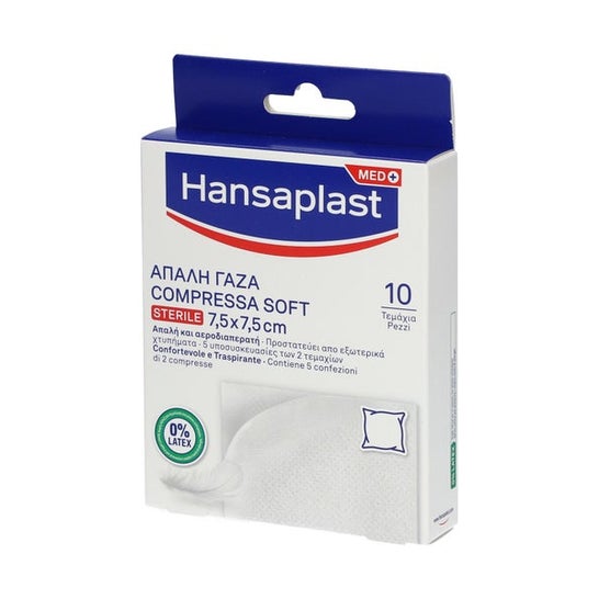 Hansaplast Compresse Soft Stéril 10uts