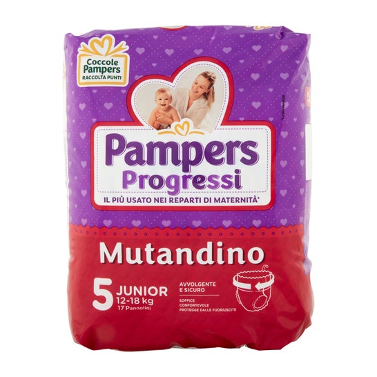 Pampers Progrès Culotte Junior Taille 5 17uts