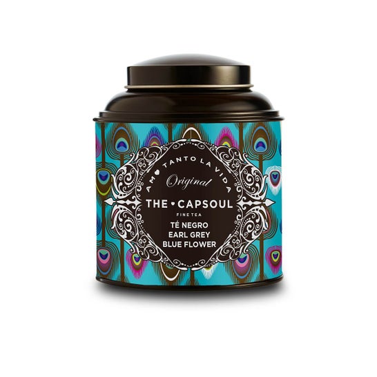 The Capsoul Black Bulk Tea Earl Grey Blue Flower 100g