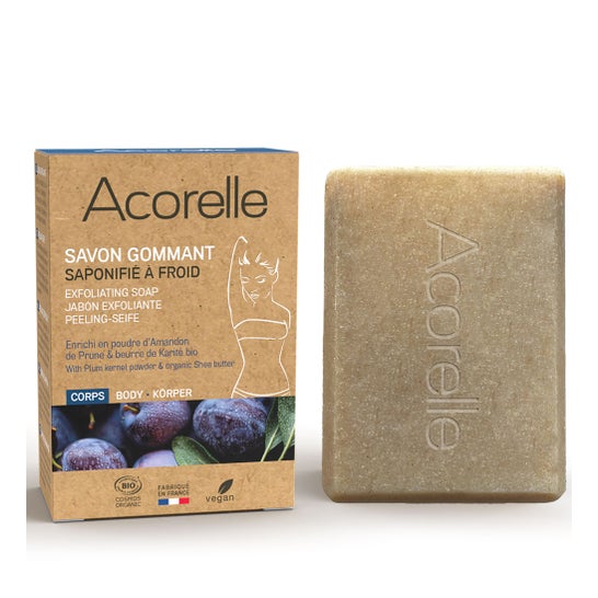 Acorelle Savon Gommant Solide Bio 100g