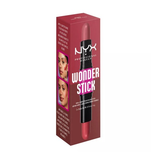 Nyx Wonder Stick Cream Blush Duo WSB03 Coral + Deep Peach 2x4g