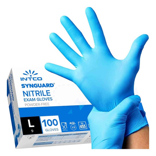 Intco Intco Gants Nitrile Sans Poudre Taille S 100uts