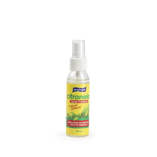 Amahogar Spray Désodorisant Citronnelle Anti-Insectes 60ml