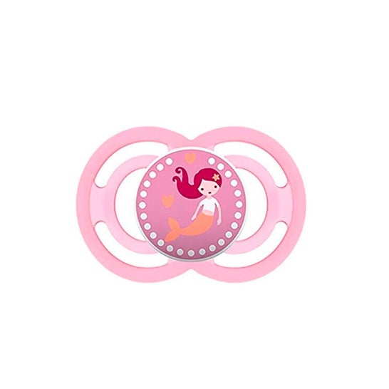 Mam Perfect Silicone Soother + 6 M Pink