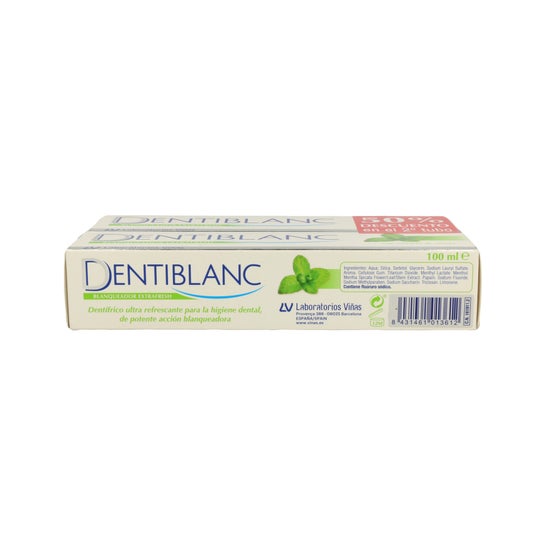 Dentifrice Dentiblanc Extrafresh 2x100ml