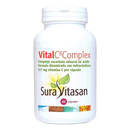 Sura Vitasan Vital C8 complexe 45caps Sura Vitasan Vital C8 complexe 45caps