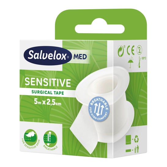 Salvelox Sensitive Sparadrap 5 m x 2,5 mm 1 u.
