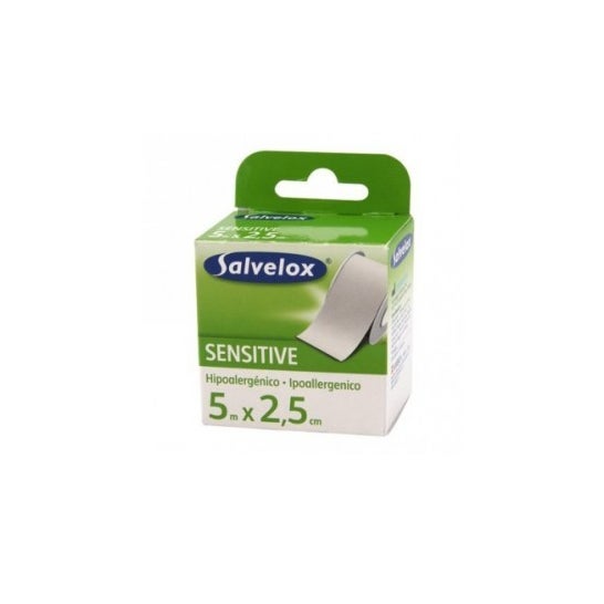Salvelox Sensitive Sparadrap 5 m x 2,5 mm 1 u.
