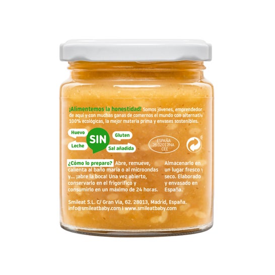 Smileat Ca-Chi-Tos Petit Pot Riz avec Dinde Légume Eco +10M 230g
