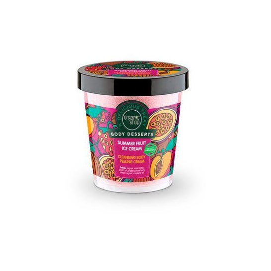 Organic Shop Crème gommante pour le corps aux fruits d'été 450ml