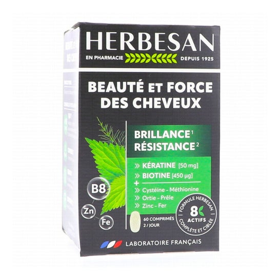 Herbesan Beauté et Force des Cheveux 60comp