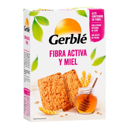 Gerble Biscuits Fibres Actives Miel Bio 400g