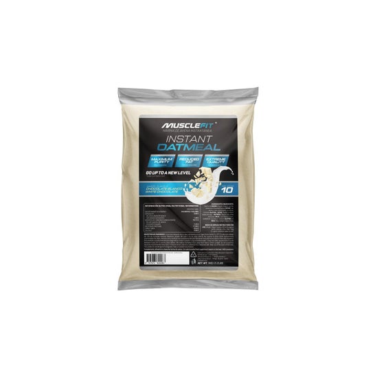 MuscleFit Harina de Avena Sabor Chocolate Blanco 1kg