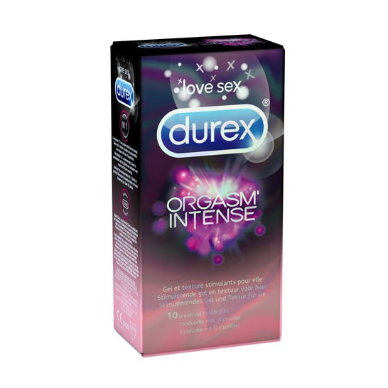 Durex Orgasm'Intens Préservatifs 10 Unités