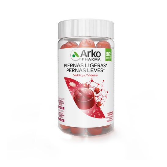 Arkopharma Jambes Légères Vigne Rouge Gummie 60uts