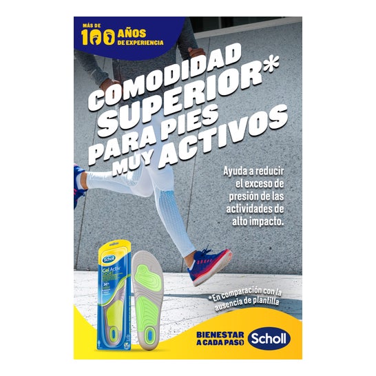 Scholl Gel Activ Sport Hommes Activ Sport 1 paire