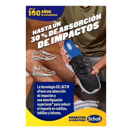 Scholl Gel Activ Sport Hommes Activ Sport 1 paire