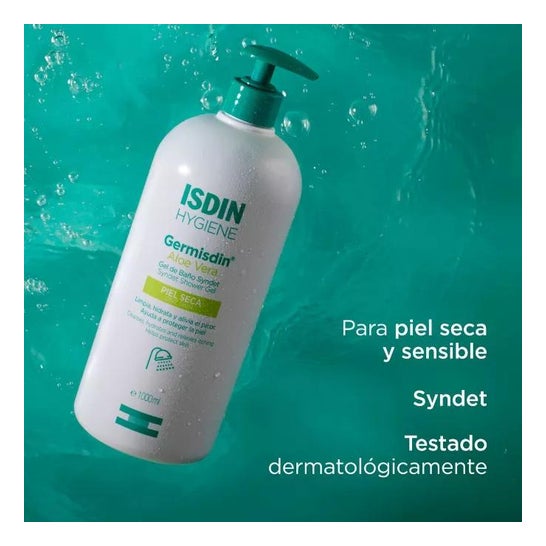 Isdin Germisdin Aloe Vera Gel de bain sans savon 500ml Isdin Germisdin Aloe Vera Gel de bain sans savon 500ml
