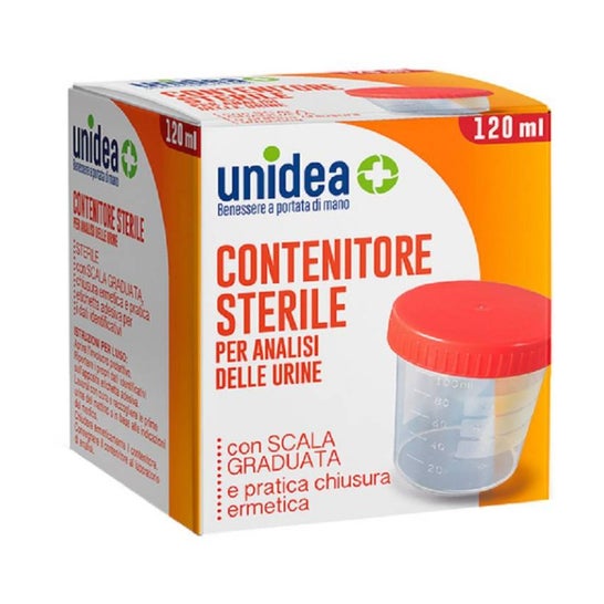 Unidea Récipient Stérile pour Analyse d'Urine 120ml