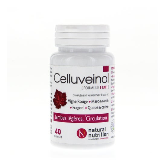 Natural Nutrition Celluveinol Bio 60 Gélules