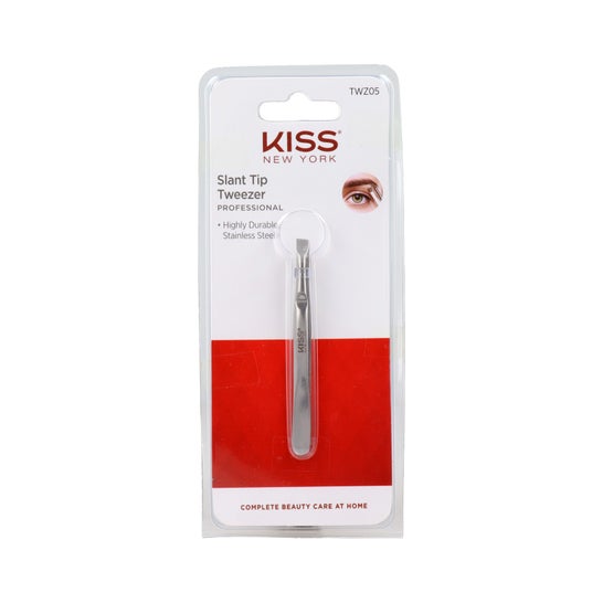 Red By Kiss KNY Slant Tip Tweezer Professional 1ut