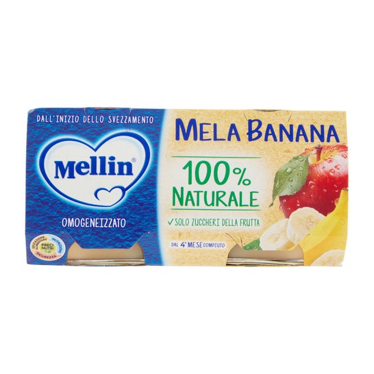 Mellin Pack Homogénéisé Pomme et Banane 3x100g
