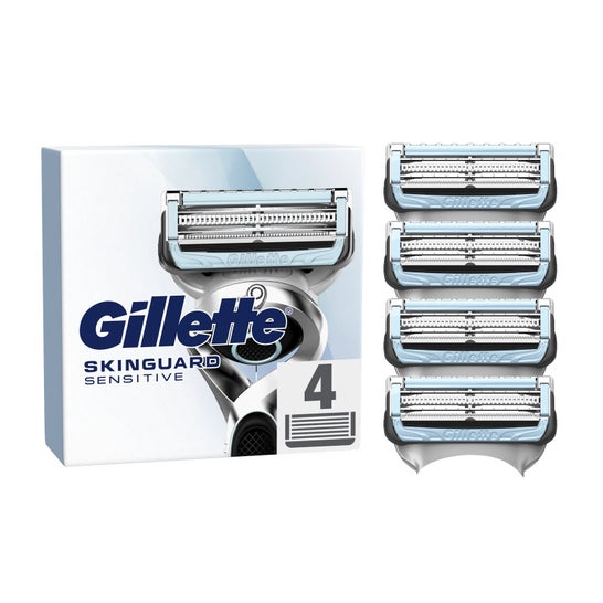 Gillette SkinGuard Sensitive Lames de Rasoir Recharges 4uts