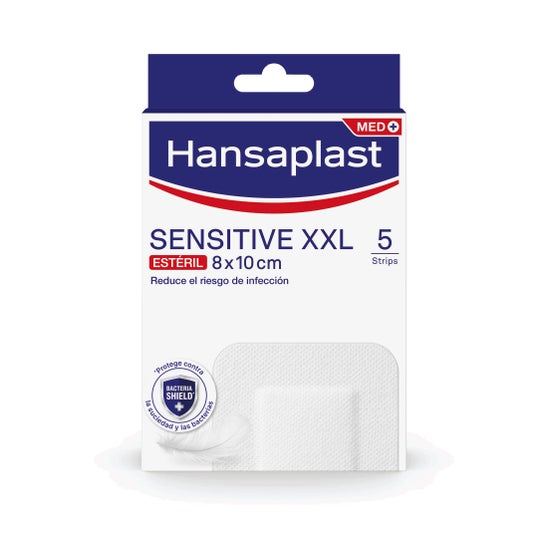 Hansaplast Sensitive XXL Serviettes stériles 10x7cm 5uds