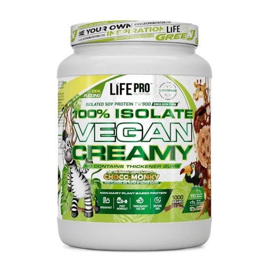 Life Pro Nutrition Isolate Vegan Creamy Choco Monky 1kg