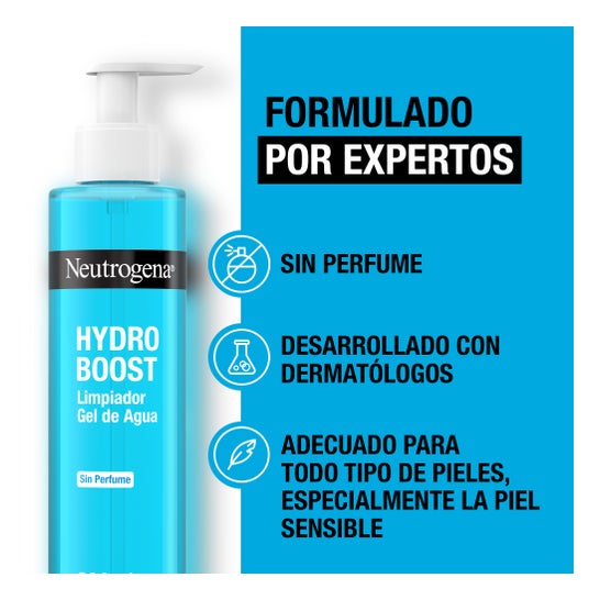 Neutrogena Hydro Boost Gel Nettoyant Eau Sans Parfum 2x200ml